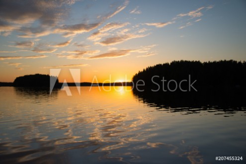 Picture of Sunset reflections